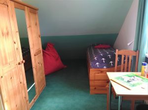Mit LCD-TV, Mini-CD-Anlage, Sitzsack, Spielen, Büchern und Bettgitter - Bild 16: Ferienhaus "Im Möwennest", am Rand zu Norddeich für 6 Personen, Norden