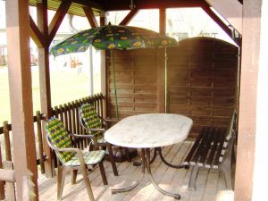 Bild 12: Landhaus am Teich - Ferienhaus türkis - Saaler Bodden - Ostsee