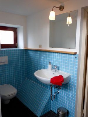 Helles Duschbad - Bild 11: Altes Kolonialwarenhaus - für Urlaub mit Hund auf Fehmarn