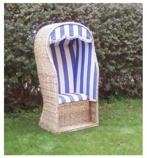 hauseigener Strandkorb in unserem Garten - Bild 16: Altes Kolonialwarenhaus - für Urlaub mit Hund auf Fehmarn