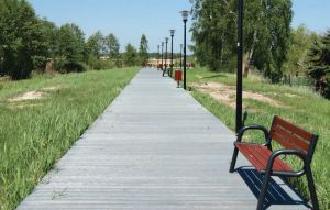 Bild 12: P104a Ferienhaus Mikosch mit eingezäunten Garten fußläufig zum Wasser