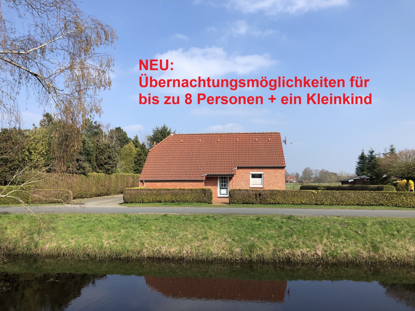 Ferienhaus/Ferienwohnung Wiekenhuus Luise Wiesmoor/Ostfriesland 🐕