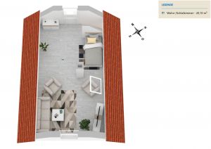 Bild 24: Ferienhaus Mia, eingezäunter Garten / fast Alleinlage / 4-5 Hunde