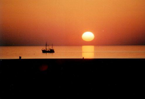 herrliche Sonnenuntergänge über dem Meer - Bild 12: ReetdachFerienhaus Strandperle in St. Peter-Ording