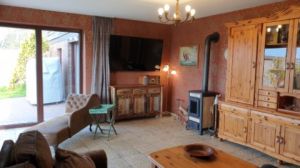 Kaminofen im Ferienhaus unter Reet - Bild 6: ReetdachFerienhaus Strandperle in St. Peter-Ording