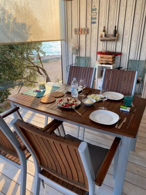 Bild 10: Camp Buqez - Beachvilla Stella No. 30 - mit Whirlpool