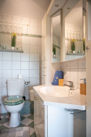 mit Duschbadewanne - Bild 23: Ferienhaus NaturPur 130qm ruhige Waldlage im Weserbergland