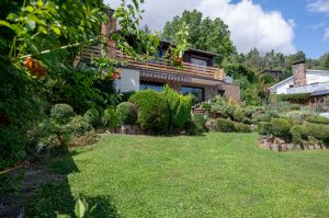 Sicht aus dem Garten - Bild 26: Ferienhaus NaturPur 130qm ruhige Waldlage im Weserbergland