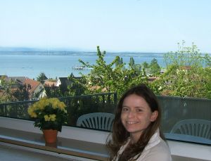 vom Essplatz auf den See - Bild 1: Ferienwohnung Grabsch in Immenstaad - mit wunderschönem See- und Alpenblick