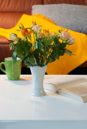 Couchtisch - Bild 3: Ferienwohnung "Die Käuzchenkuhle" - Alleinlage im Wald