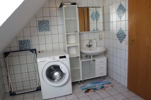 mit Waschtrockner - Bild 13: Norden/ Norddeich Ferienwohnung Mery für 2-4 Personen, Balkon, + Hund