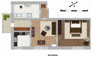 Bild 1: Alte Mühle - 2 Zi. FeWo Betti