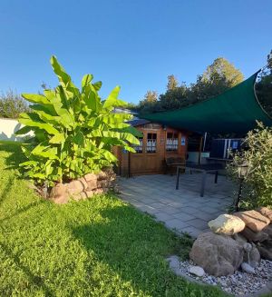 Grillterrasse - Bild 11: Ferienwohnung am Moosweiher auch für Wochenendheimfahrer geeignet