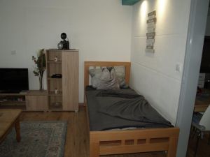 Wohnschlafzimmer - Bild 16: Ferienwohnung am Moosweiher auch für Wochenendheimfahrer geeignet