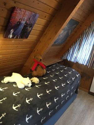 Einzelbett im Kinderzimmer - Bild 10: Ferienhaus Muschelsucher in Damp an der Ostsee