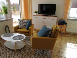 Bild 4: Carolinensiel: Fewo RUHEPOL direkt am Deich, Balkon, max. 5 Gäste + Hunde