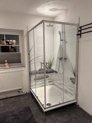 Wellnessdusche - Bild 10: Landhaus Ferienwohnung Up’n Wall im Münsterland