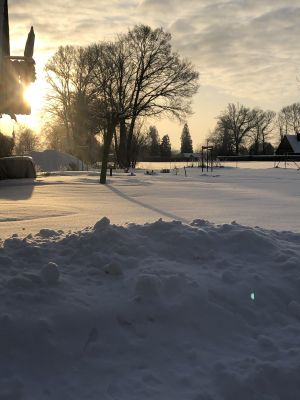Auch im Winter ist es hier toll! - Bild 6: Landhaus Ferienwohnung Up’n Wall im Münsterland