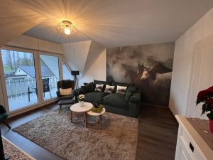 Großes Big Sofa und zweiSessel - Bild 9: Landhaus Ferienwohnung Up’n Wall im Münsterland